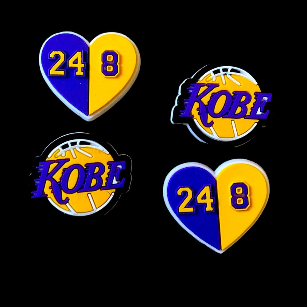 🆕Kobe Bryant Jibbitz Shoe/Bracelet Charms (4)